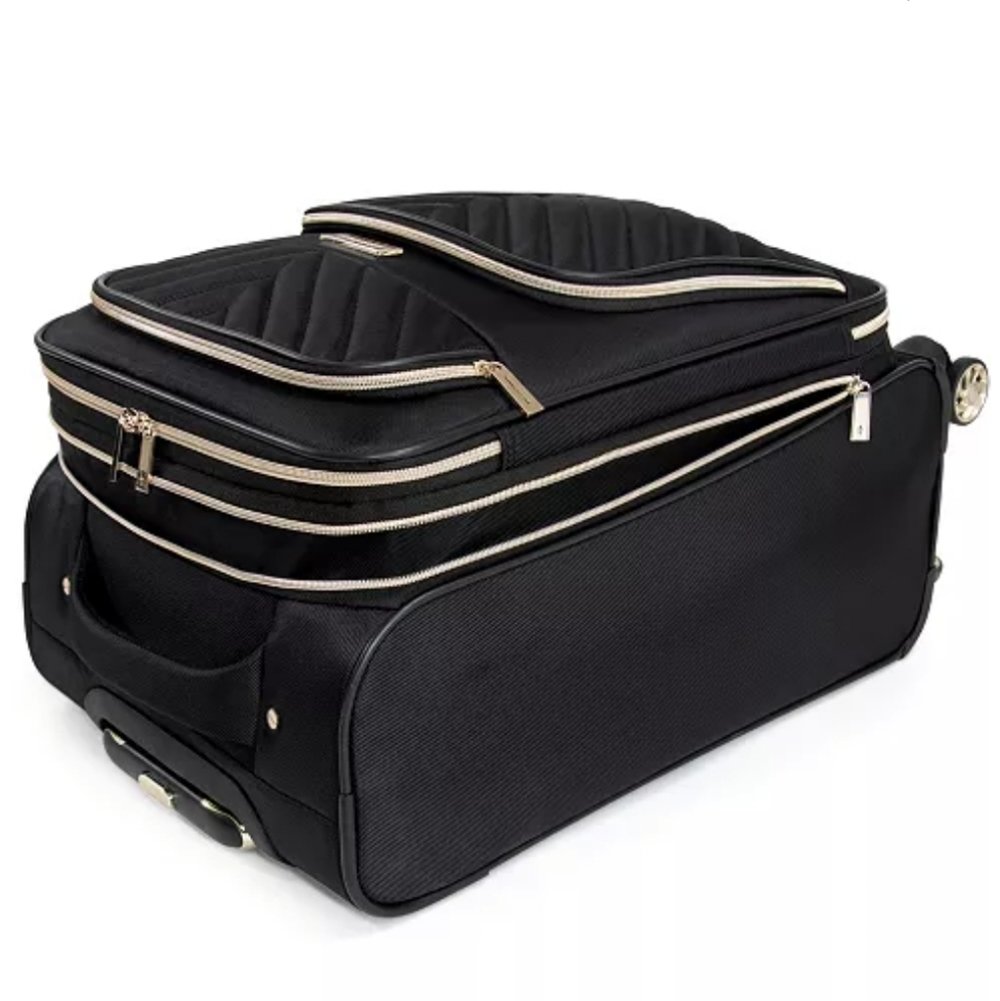 Kenneth Cole Chelsea Softside Chevron Expandable 2pc 20" Carry-On Luggage Set - Picture 7 of 14